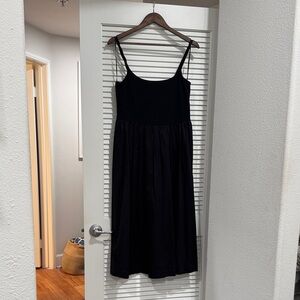 Old Navy Black Midi Dress